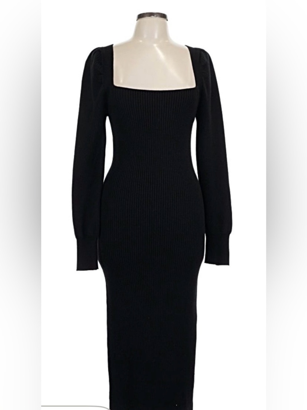 House of Harlow 1960 Retro Square Neck Knit Dress*Large*